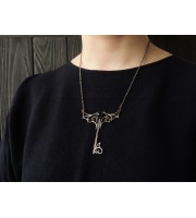 Bat wings necklace