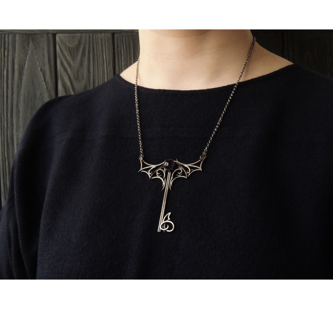 Gothic key pendant