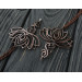 Unalome lotus necklace