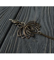 Lotus floral pendant