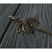 Unalome lotus necklace