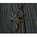 Unalome lotus necklace