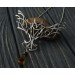 Celtic owl necklace