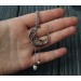 Celtic moon pendant