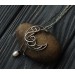 Celtic moon pendant