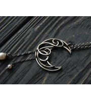  Сrescent necklace