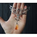 Celtic owl necklace