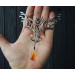 Celtic owl necklace