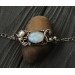 Rainbow moonstone bracelet