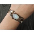 Rainbow moonstone bracelet
