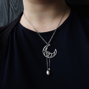  Сrescent necklace
