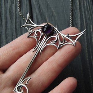 Bat wings necklace