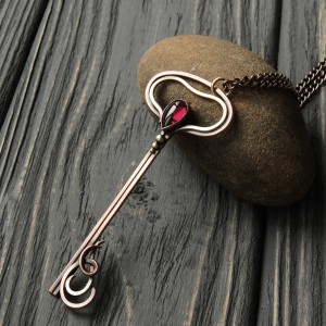 Goth aestethic pendant